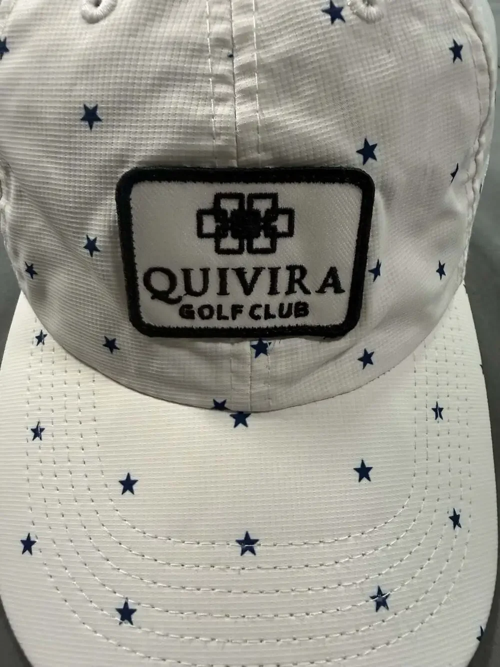 Quivira Golf Club Imperial Hat White Blue Stars Strapback Los Cabos